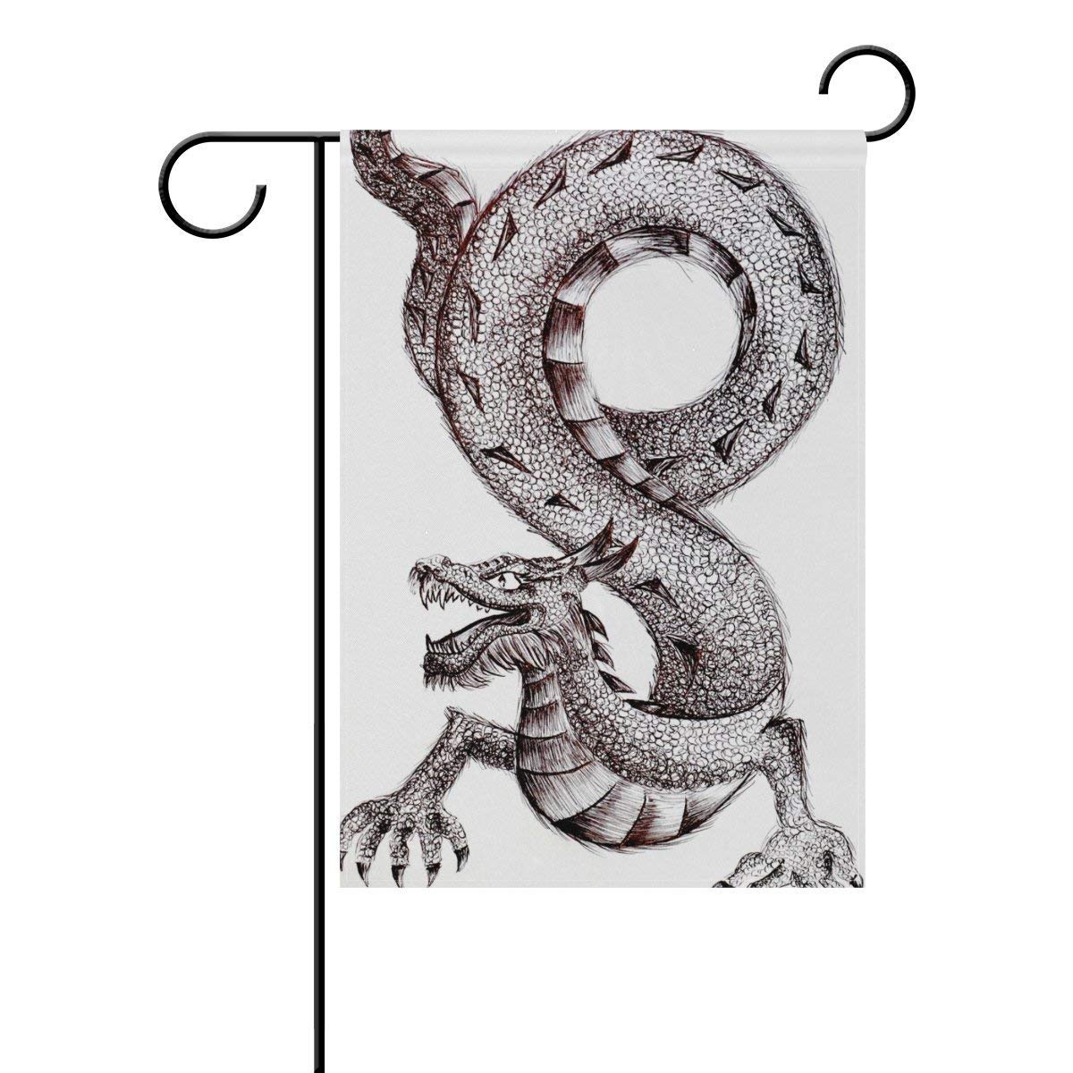 1200x1200 Dozili Flag Japanese Dragon Home Home Decoration