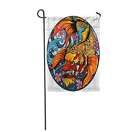 425x425 Semtomn Garden Flag Inches Print On Two Side