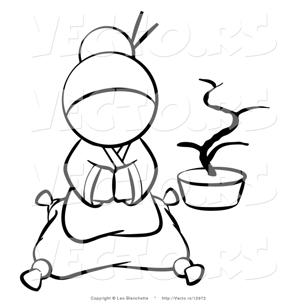 1024x1044 Vector Of Japanese Geisha Sitting On A Pillow