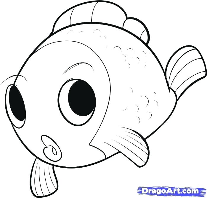 699x671 How To Draw A Easy Fish How To Draw An Easy Fish Draw Easy Fishing