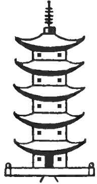 192x364 how to draw a cartoon pagoda