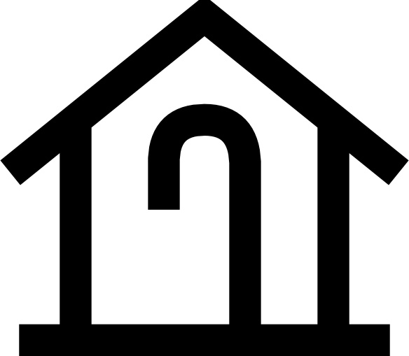 584x509 Japanese Map Symbol Home For The Aged Clip Art Free Vector In Open