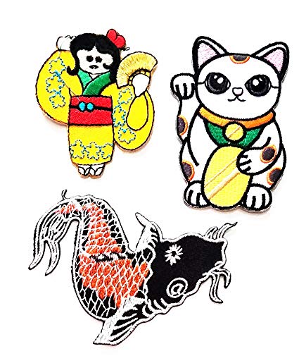 425x515 Nipitshop Patches Set Pcs Cute Maneki Neko Japan