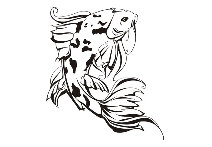 680x472 Japanese Koi Coloring Pages