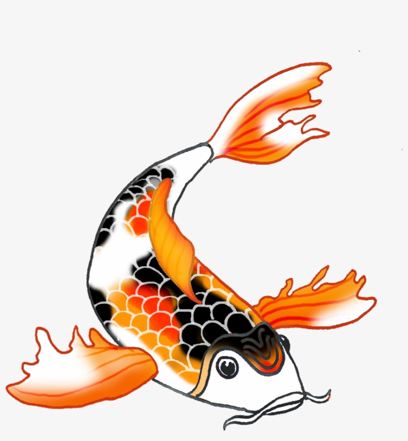 820x886 Collection Of Koi Clipart