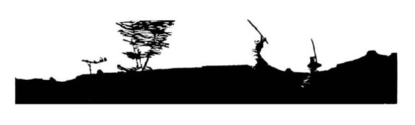 600x181 Japanese Landscape Drawings