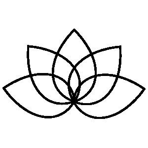 300x300 Lotus Flower Outline