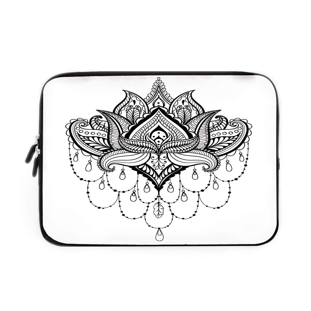 1000x1000 henna laptop sleeve bag,neoprene sleeve caseethnic