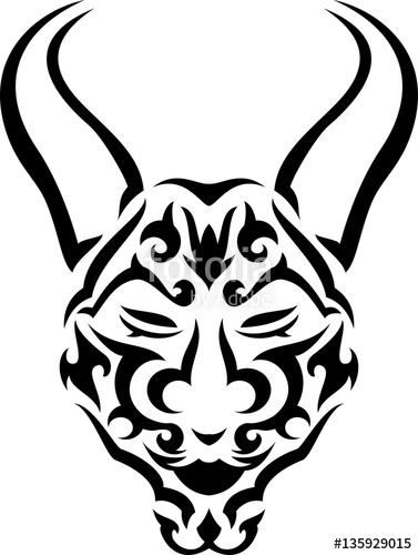 377x500 Tribal Japanese Mask Stock Image And Royalty Free Vector