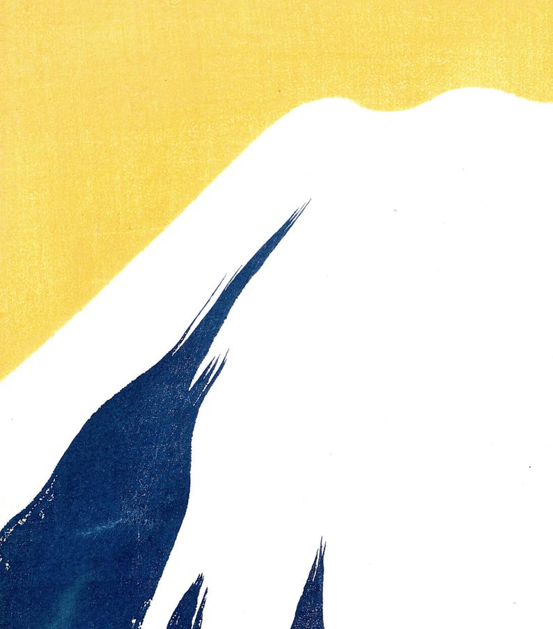 794x903 mount fuji mountain japanese woodcut