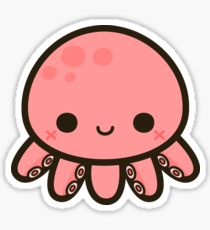 210x230 Kawaii Octopus Stickers Redbubble