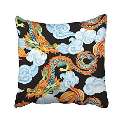 425x425 Emvency Decorative Throw Pillow Covers Cases Japanese