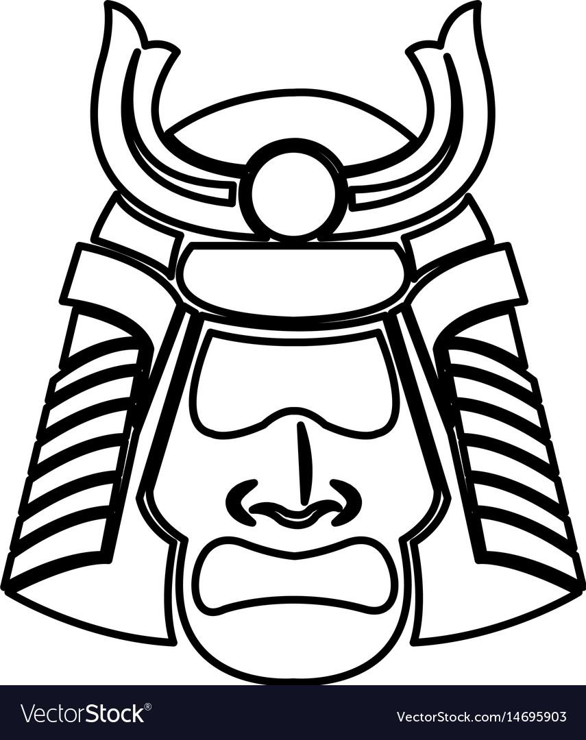 855x1080 Drawn Masks Japanese Samurai