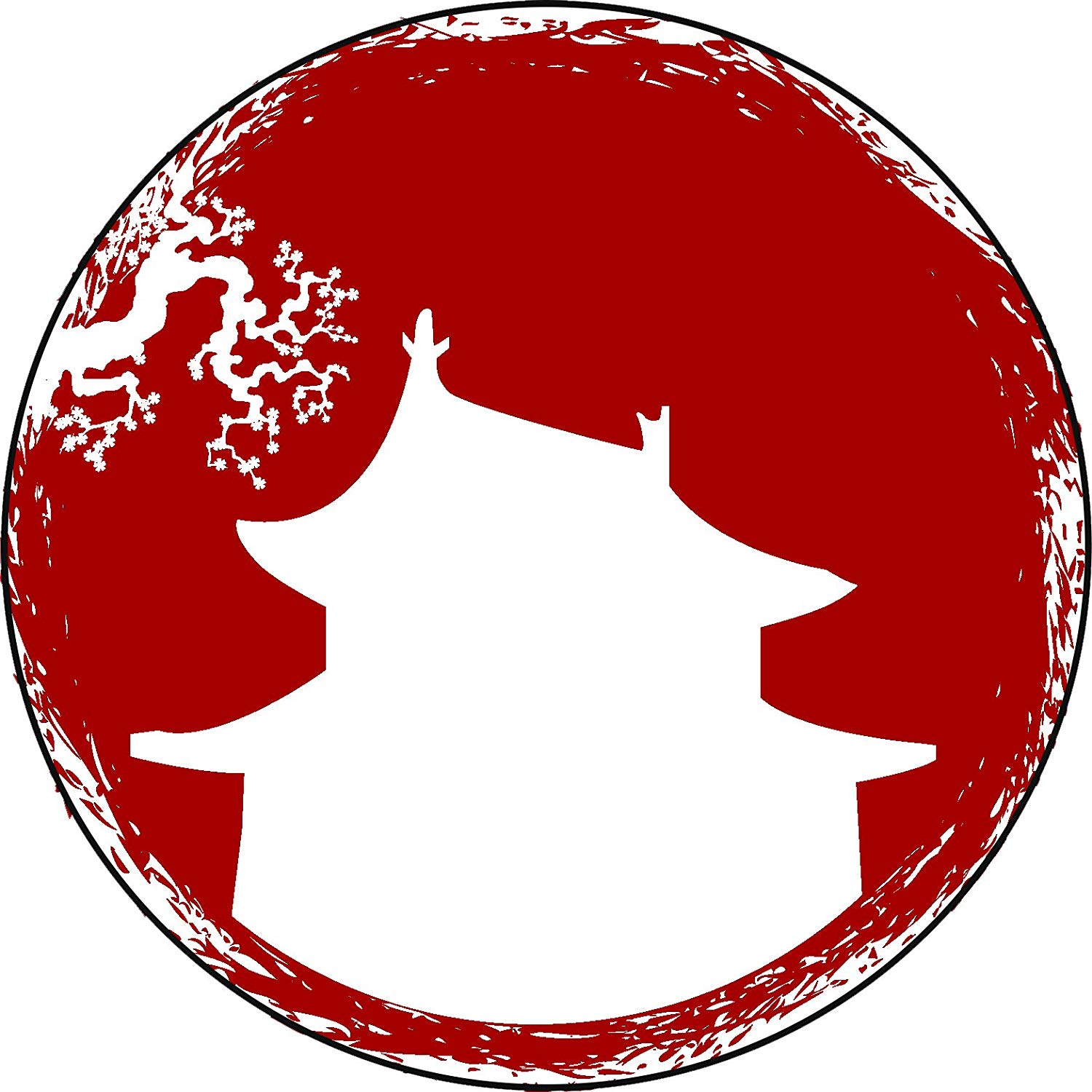 1500x1500 Japanese Traditional Item Cartoon Drawing Vinyl Decal