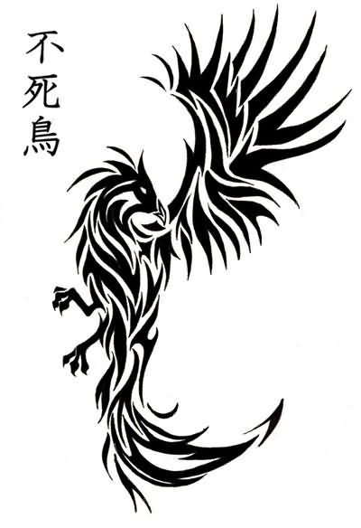 400x584 Phoenix Tattoo Drawing Images In Collection