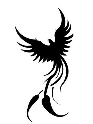 360x480 Phoenix Tattoos Clipart Japanese