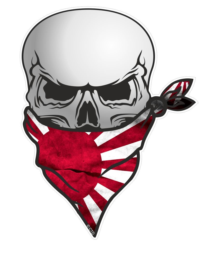 895x1061 Gothic Biker Pirate Skull With Face Bandana Jdm Style