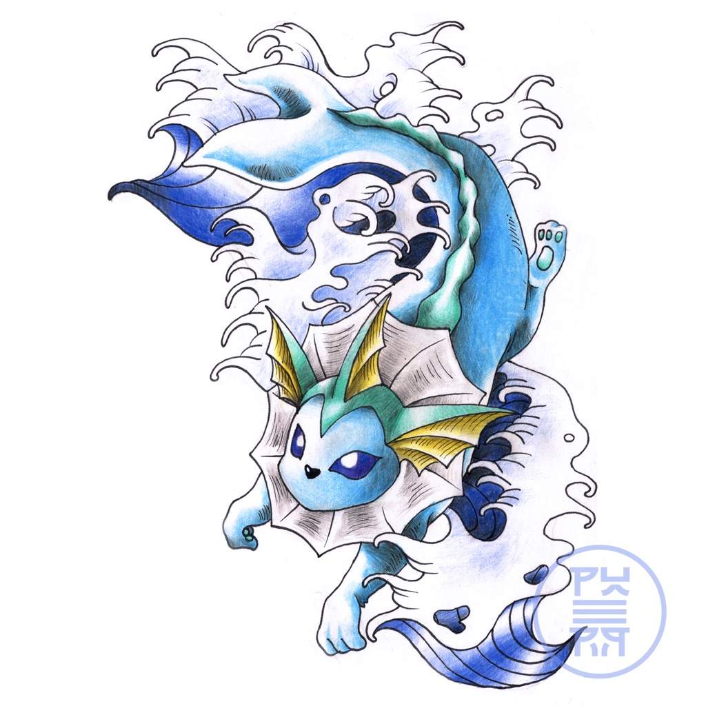 1024x1024 Retro Vaporeon Japanese