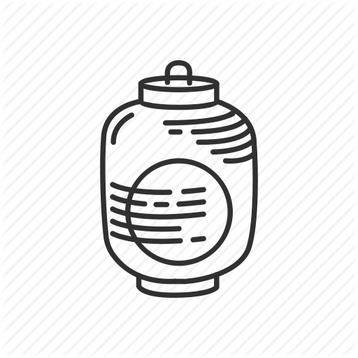 512x512 Drawing Japan Lantern Transparent Png Clipart Free Download