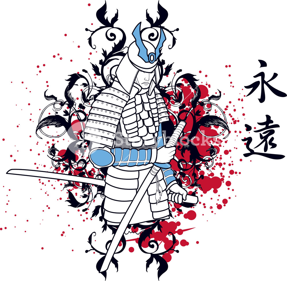 1000x979 Japanese Vector T Shirt Design With Temple Royalty Free Stock