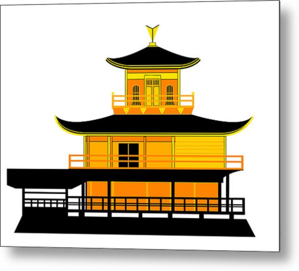 600x543 Temple Of The Golden Pavilion Kyoto Japan Digital Art