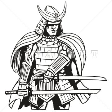 361x361 samurai clipart japanese samurai