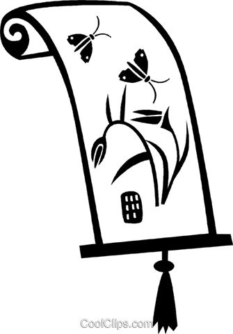 335x480 Japanese Paintings Royalty Free Vector Clip Art Illustration