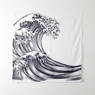 307x307 Japanese Tapestries Zazzle