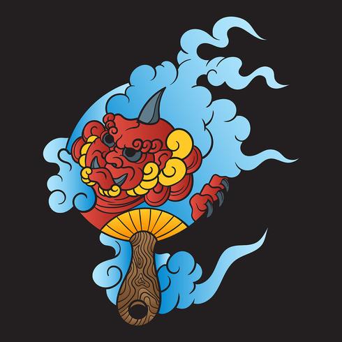 490x490 Japanese Tattoo Vector Illustration