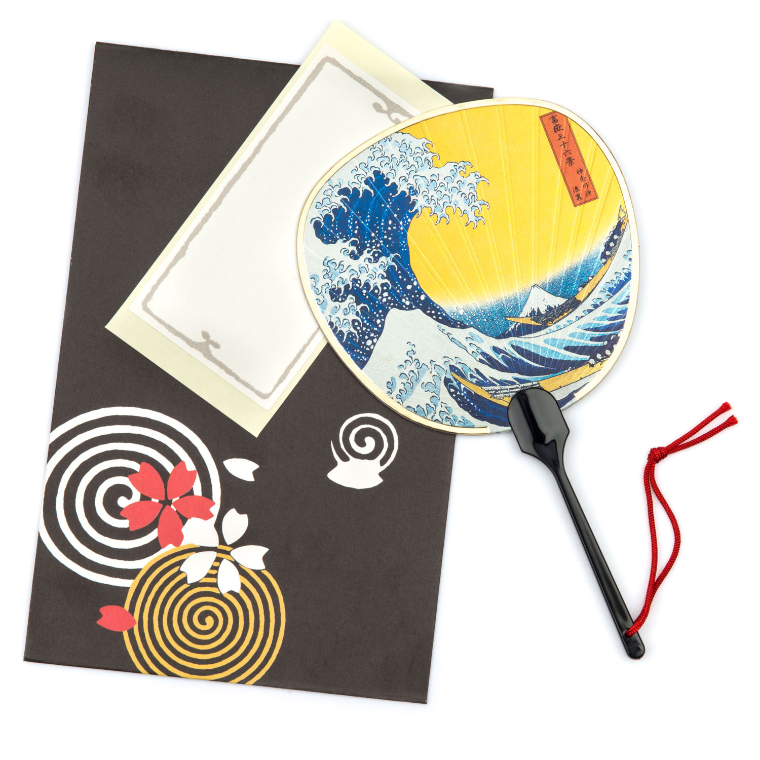 1500x1500 The Great Wave Japanese Fan Card