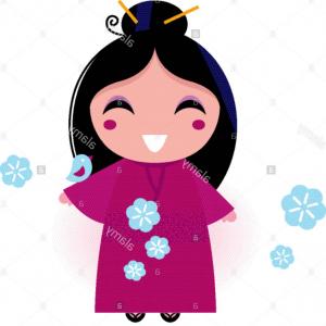300x300 geisha drawing illustration vector japanese geisha soidergi
