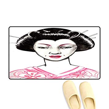 355x355 Floor Mat Pattern Japanese Woman Kitchen Dining