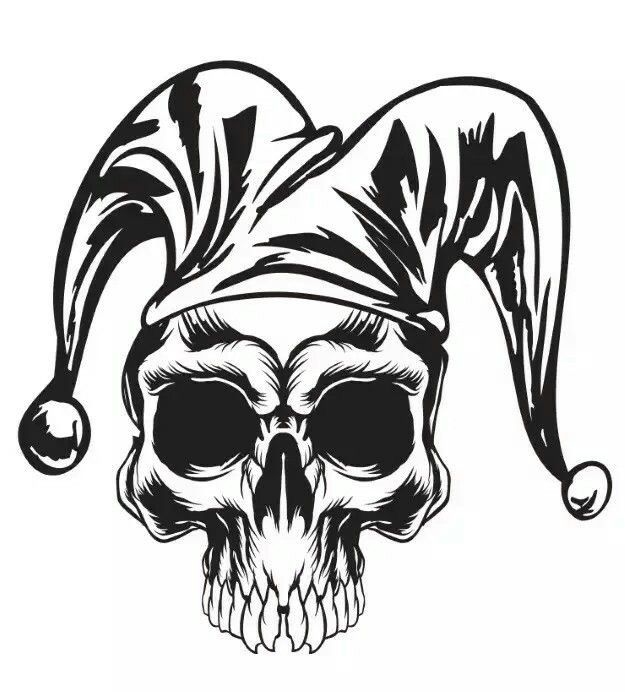 625x692 Joker Drawing Makeup For Free Download