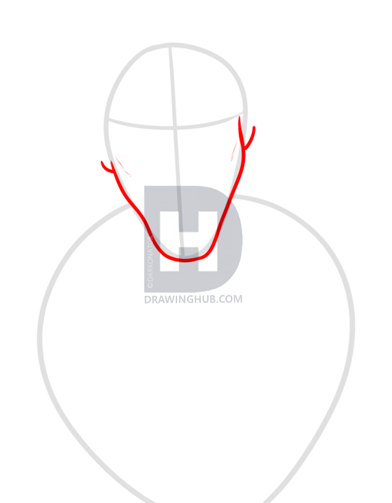 560x719 How To Draw Joker From Suicide Squad, Jared Leto, Step