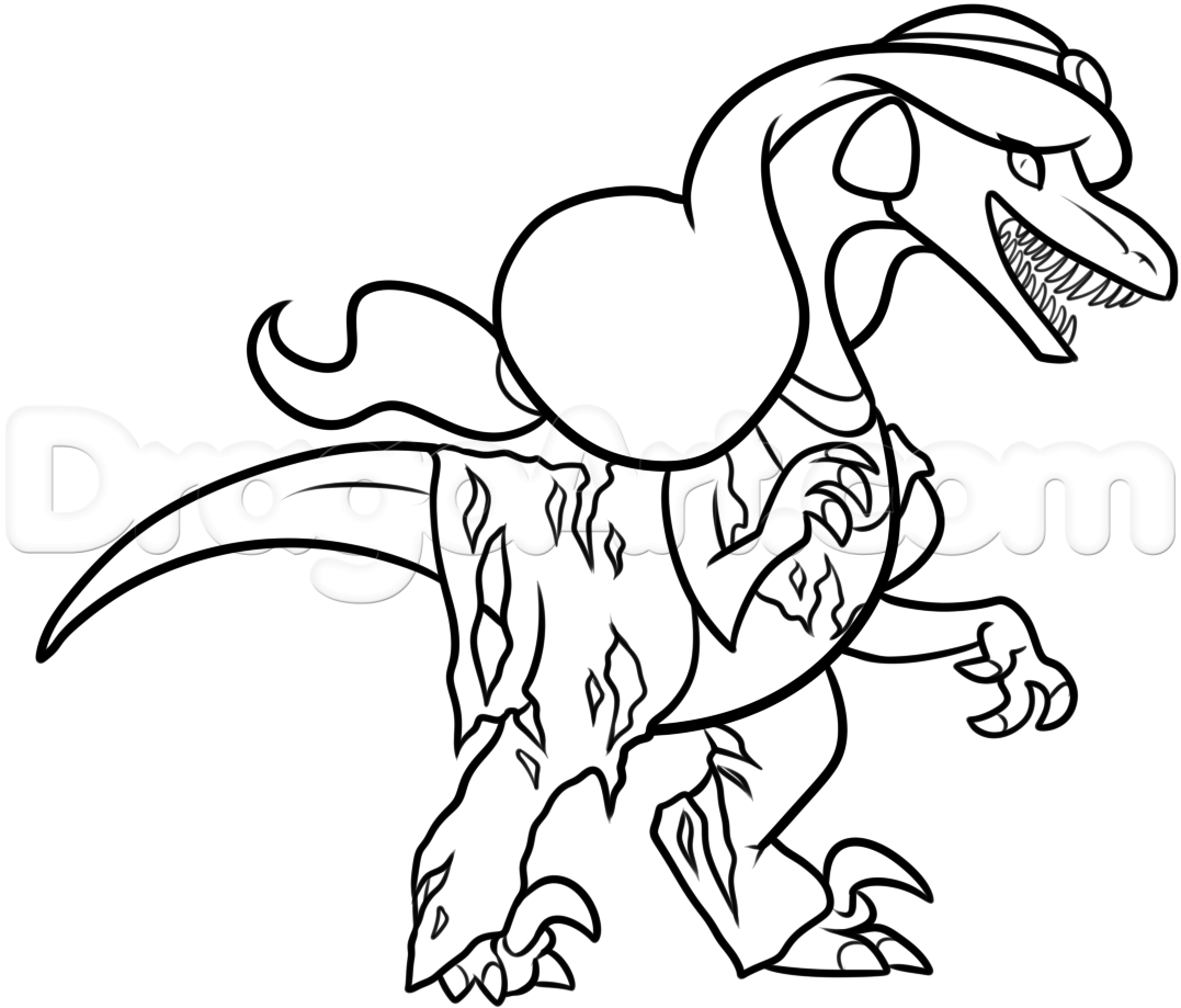 1077x919 Draw Raptor Jasmine, Step