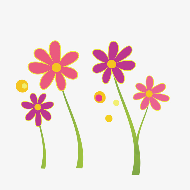 650x651 Simple Cartoon Flower Drawing