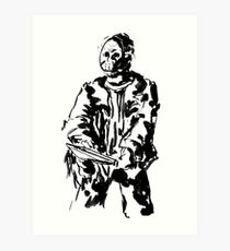 210x230 Jason Voorhees Drawing Art Prints Redbubble