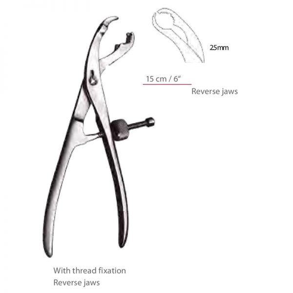 600x600 Self Centering Bone Holding Forceps Reverse Jaws Mm Episurg