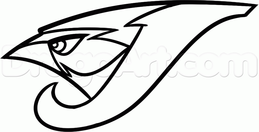 874x448 How To Draw The Toronto Blue Jays, Step
