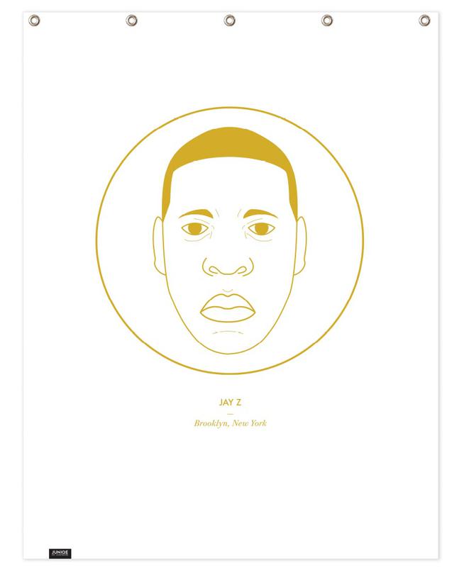 654x800 Jay Z As Shower Curtain