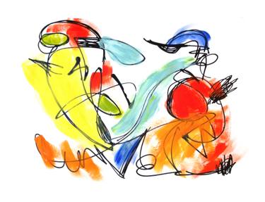 375x287 The Jazz Band Painting