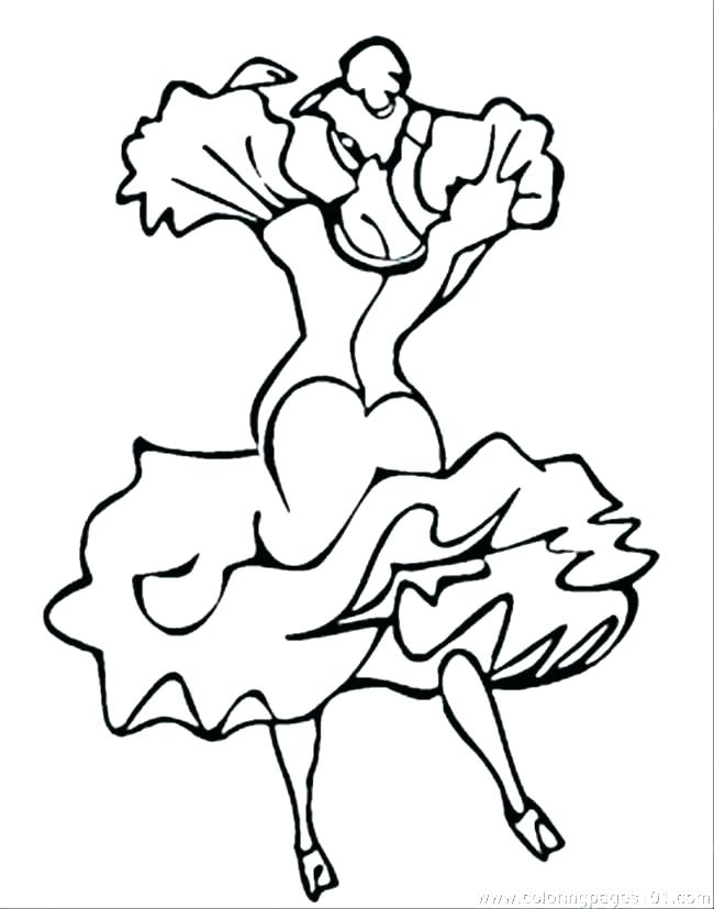 650x827 Dancers Coloring Pages Dance To Print Ballet Drawing At Dancing