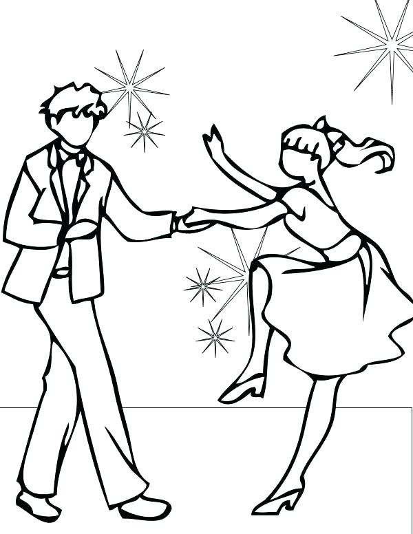 600x776 Dancing Coloring Pages Dance Coloring Sheets Dance Coloring Sheets
