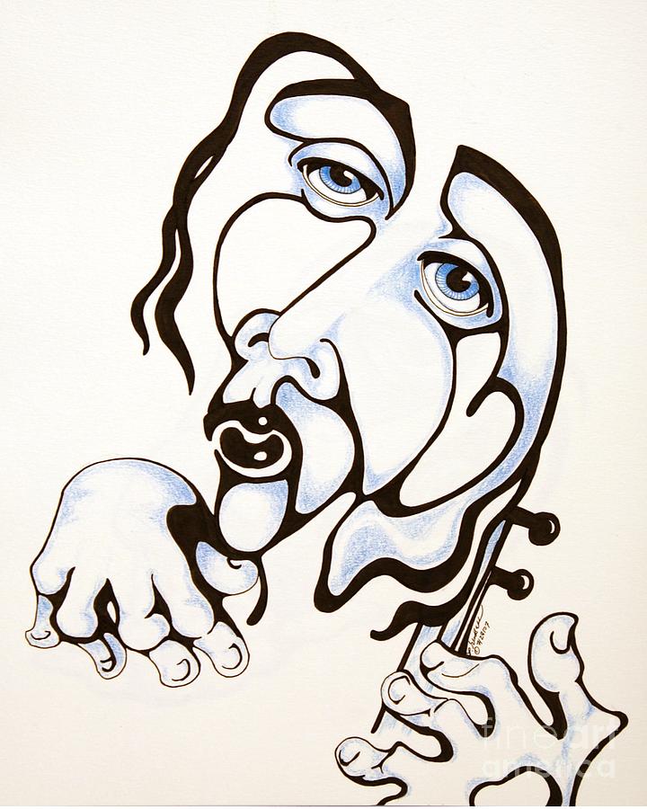 720x900 For The Love Of Jazz Drawing