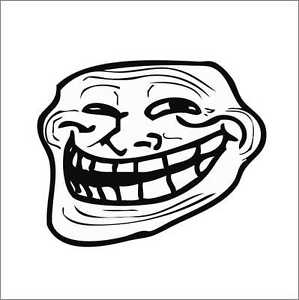 299x300 troll face bumper window vinyl sticker drift illest supreme civic