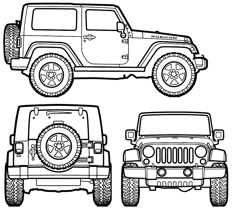 Jeep Drawing