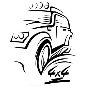 300x300 cool car sticker off road for jeep niva auto sticker removable