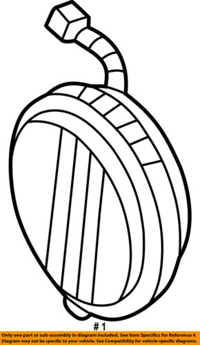 290x500 jeep chrysler oem wrangler foglight fog driving light