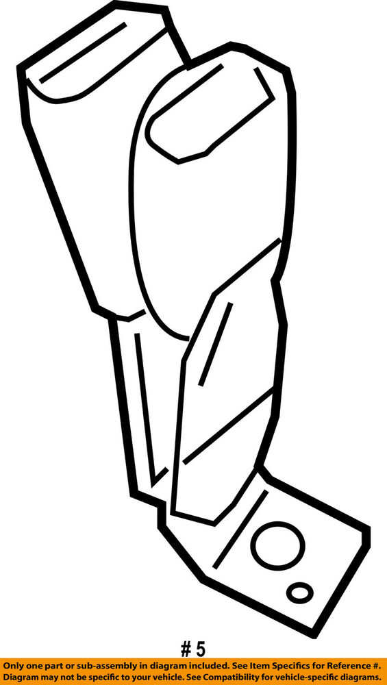 565x1000 jeep chrysler oem second row back rear seat belt buckle end left