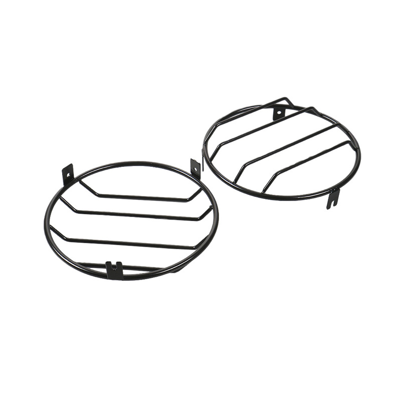 800x800 head lamp guards, black dla jeep wrangler